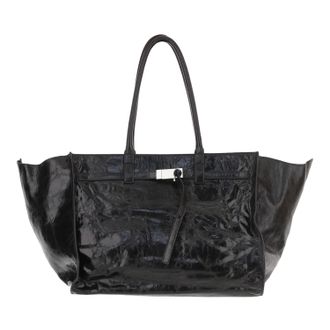 Benedetta Bruzziches Sculpted Leather Bag with Top Handles