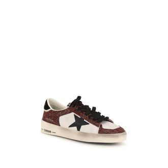 Golden Goose Womens Multicolor Calf Leather Bos Taurus Athletic Sneakers