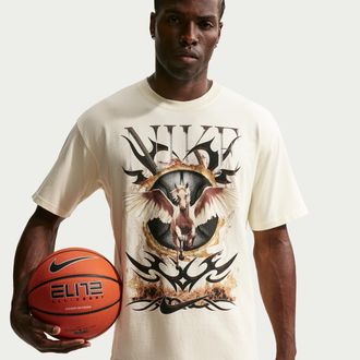 Nike Mens Basketball T-Shirt in White | II0677-113
