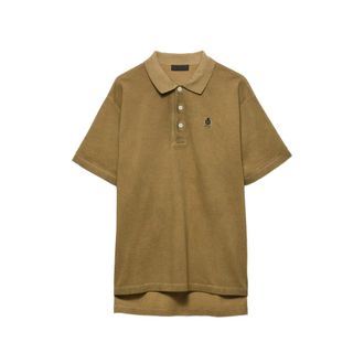 Prada Garment-dyed Cotton Polo Shirt