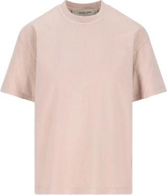 Golden Goose T-Shirts, female, Pink, Size: S Appliqu&eacute; T-Shirt