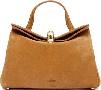 Jacquemus Kleine The Valérie shopper - Bruin