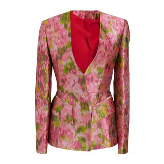 Del Core Peplum Blazer - female - Del Core - Blazers - Multicolor - S - Jackets