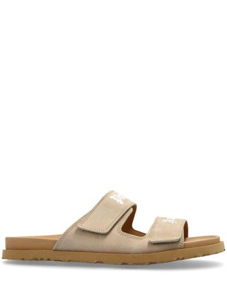 【楽してカッコいい】Palm Angels プールスライド Palm Angels Pool Slides Dark Blue White SS23 | eBay