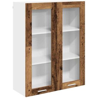 vidaXL Mueble Colgante Con Puerta Madera Vieja 80 X 31 X 100 Cm Vidaxl