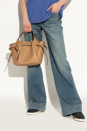 Tory Burch Handbag Romy Small, Womens, Brown