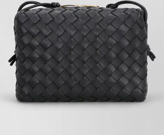 Bottega Veneta small shoulder bag intreccio leather knots