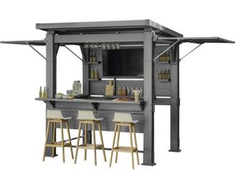 Keter Bar B Q Gazebo Gris De Resina