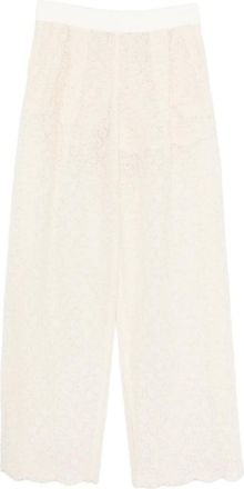 Ermanno Scervino scalloped trousers - Neutrals