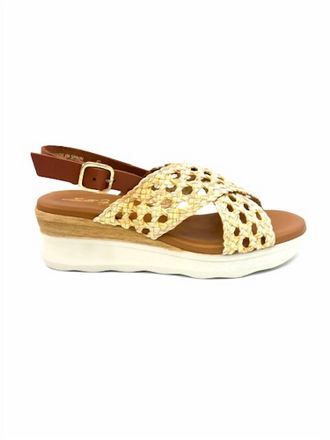 Sesto Meucci Womens Balin Sandal In Beige Holm Combo