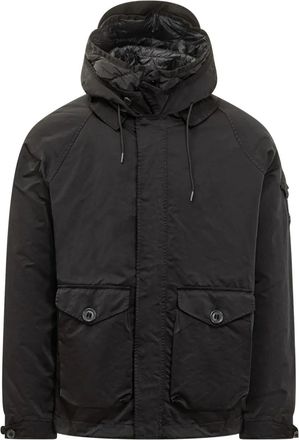 C.P. Company Giacca leggera con cappuccio - Nero