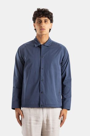 Sease Mens Navy Blue Technical Zip Jacket Short