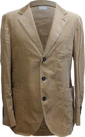 Brunello Cucinelli Brunello Cucinelli Pre-owned Mens Corduroy Jacket in Beige Cotton - Size IT 50 (Mens)