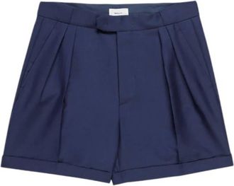 Bally Marine Wool Bermuda Shorts, Brand Size 48 ( Waist Size 32 )
