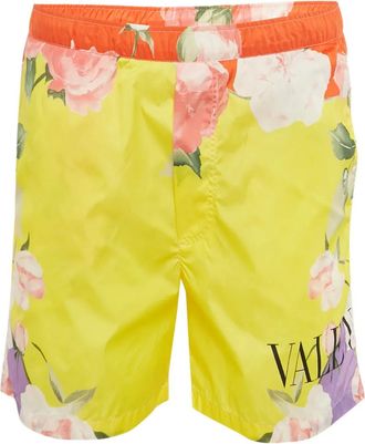 Valentino Pantaloni a fiori - Giallo