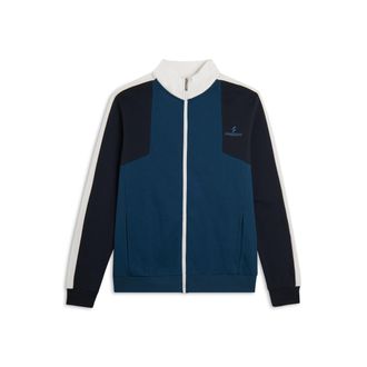 Freddy Felpa Uomo Full-Zip a Blocchi di Colore in Misto Cotone