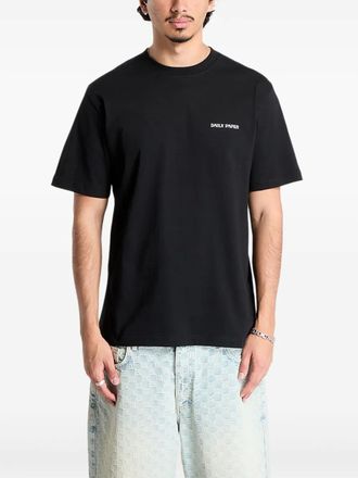 Daily Paper Clothing Wrapper logo-print T-shirt - unisex - Cotton - S - Black