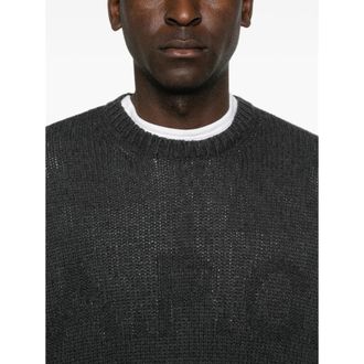 A.P.C. Intarsia-Knit Wool Sweater - Gray