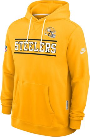 Nike Pittsburgh Steelers Alt Standard Issue Nike Mens Dri-FIT NFL Pullover Hoodie in Brown | 03AZ76IQ7L-PT1