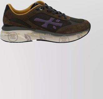 Premiata leather low-top sneakers