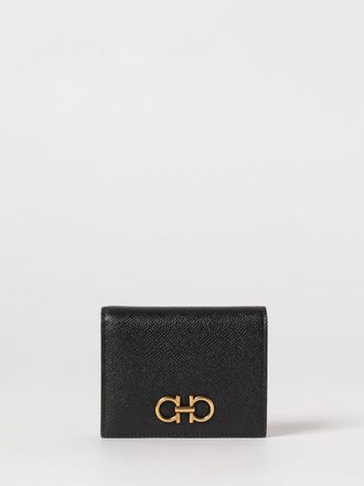 Ferragamo Portafoglio Gancini Ferragamo in pelle a grana