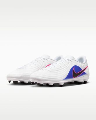 Nike Tiempo Maestro Club MG IB1602-146 Mens White Blue Football Boot RHS9701