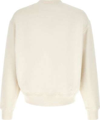 Palm Angels Mens White Cotton Sweatshirt Clothing