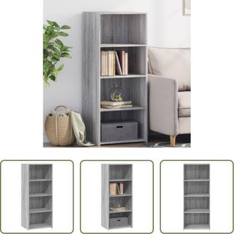 vidaXL Credenza grigia - Credenza Grigio Sonoma 50x41x124 cm in Legno Multistrato
