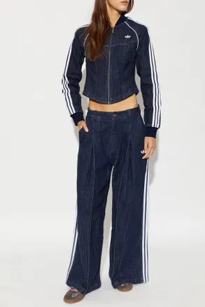 adidas Denim Jacket, Womens, Navy Blue