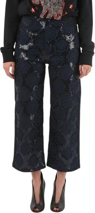 Diesel Blue Wide High Rise Jeans