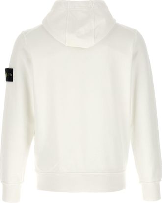 Stone Island Mens White Cotton Sweatshirt Clothing