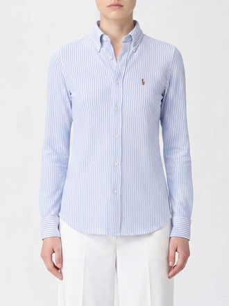Polo Ralph Lauren Camicia slim fit a righe in cotone con collo button-down