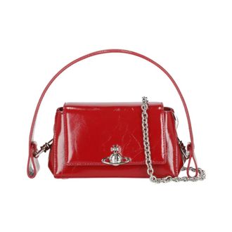 Vivienne Westwood Tassen, Dames, Rood, ONE Size, Leer, Hazel Bag