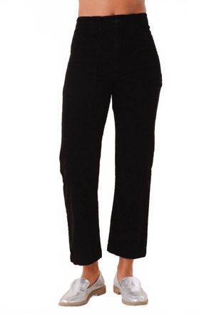 PRAIRIE UNDERGROUND Carpenter High Rise Corduroy Pants In Black