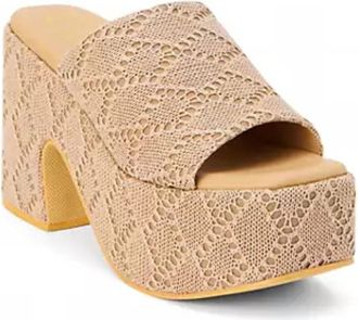 Matisse Footwear Womens Como Platform Heel In Camel