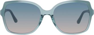 Guess Blue Gradient Butterfly Ladies Sunglasses GU00100 89W 55
