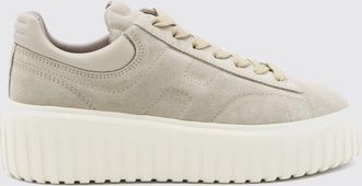 Hogan Sneakers H-Stripes in pelle scamosciata con suola platform