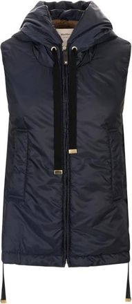 Max Mara Greengo Short Gilet - female - Max Mara - Waistcoats - Blue - 2XS - Jackets