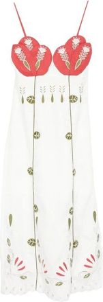 Farm Rio Midi Jurk - Dames - Casual kleedjes - Veelkleurig - XS - Katoen - Kleedjes