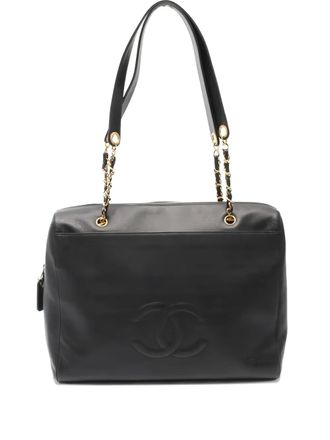 Chanel Coco Mark shoulder bag - women - Caviar Leather - One Size - Black