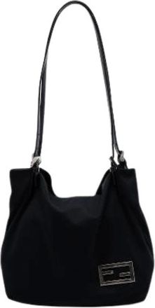 Fendi Pre-owned Shoulder Bags, female, Black, Size: ONE SIZE Pre-owned Tote Bag