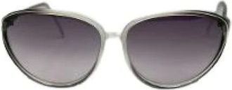 Celine Pre-owned Accessories, female, Gray, Size: ONE SIZE Pre-owned Vintage Plastic Sunglasses