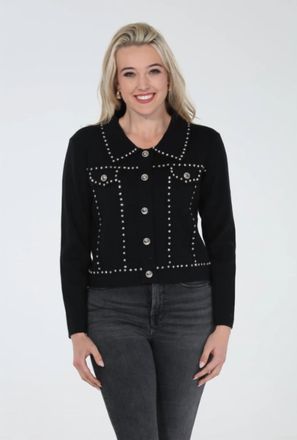Rain + Rose The Clover Jacket In Black