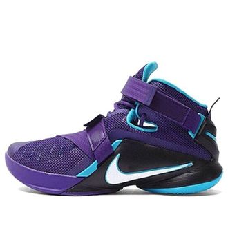 Nike Lebron Zoom Soldier 9 Domestic Edition Purple Black Blue 749420-510