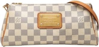 Louis Vuitton Pre-owned Eva Schoudertas - Dames - Vintage Schoudertas - Wit - ONE Size - Leer - Vintage