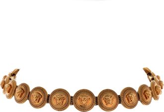 Versace Medusa Medallion Choker Necklace Metal