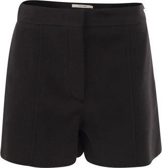 Max Mara Womens Good - Double Shorts - Black Wool - Size EU 38 (Womens)