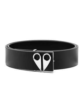 Moose Knuckles Icon leather belt - Black