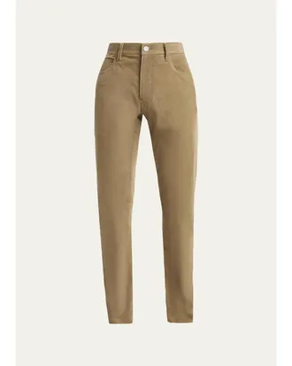 Giorgio Armani Mens Slim-Fit Corduroy Pants