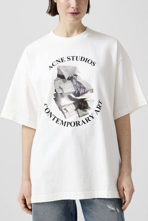 Acne Studios Womens Contemporary Art T-shirt